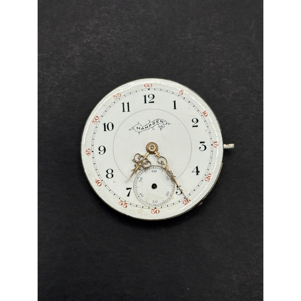 Hampden 35MM Watch Movement Free Balance Parts As-Is H21